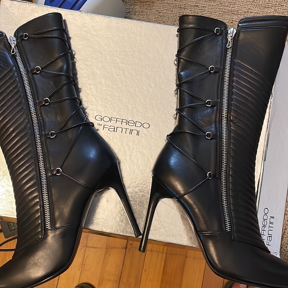 Gorgeous Italian boats hundred percent leather brand new - Picture 2 of 11